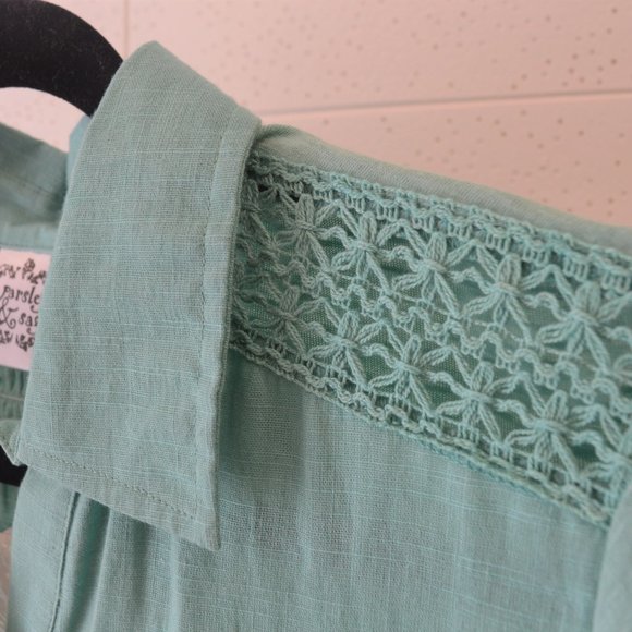 PARSLEY & SAGE HAND-WOVEN TOP - Picture 4 of 8